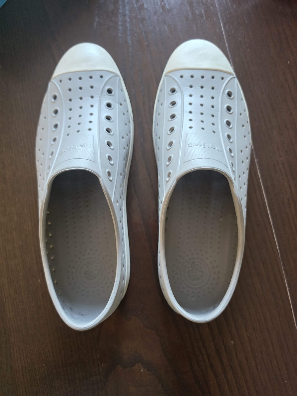 Native Men’s Jefferson Slip-On Sneakers in Off-White